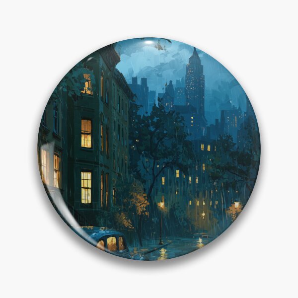 Item preview, Rainy New York Street At Night designed and sold by Rtymer.