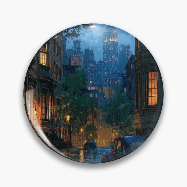 Item preview, Rainy New York Street At Night designed and sold by Rtymer.