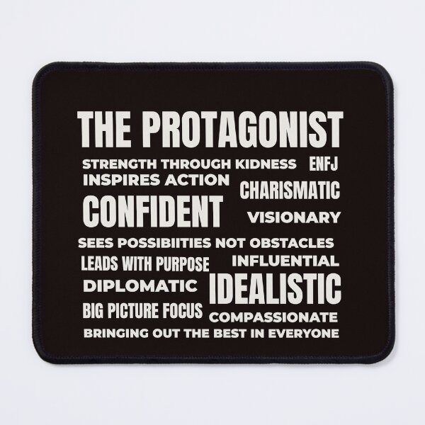Item preview, ENFJ — THE PROTAGONIST TRAIT COLLAGE DESIGN | MBTI COLLAGE SERIES — ENFJ PERSONALITY EDITION designed and sold by WitLounge.