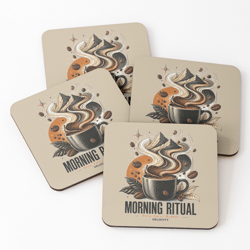 Item preview, Coasters (Set of 4) designed and sold by AtomicThreadCo.
