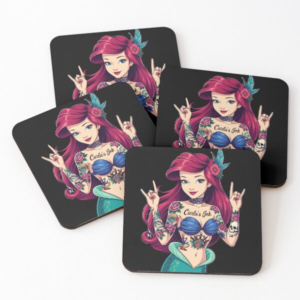 Item preview, Tattooed Ariel designed and sold by TMTD Productions.