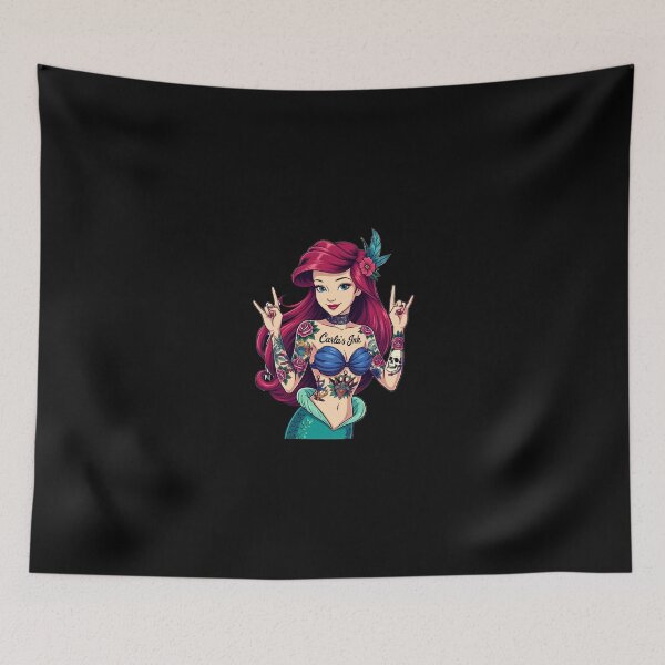 Item preview, Tattooed Ariel designed and sold by TMTD Productions.