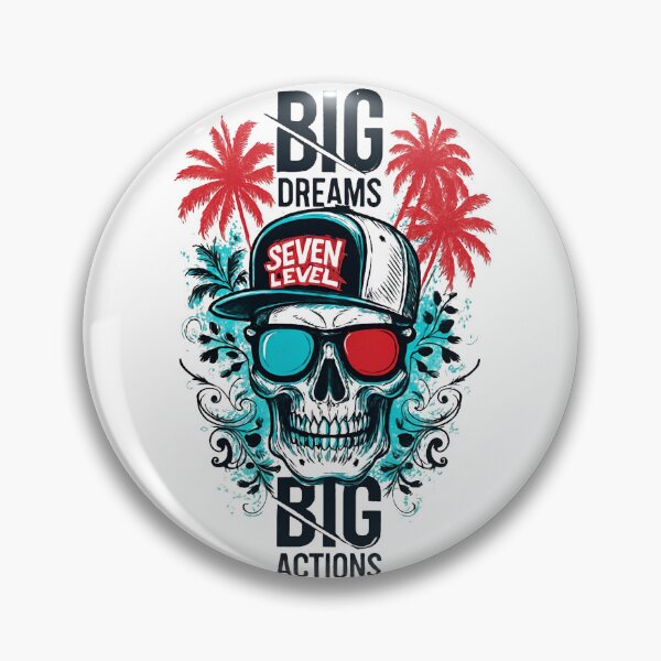 Item preview, Retro Skull with 3D Glasses & Trucker Cap | Vintage Summer Palm Trees Graphic T-Shirt designed and sold by Ahmed-G-Designs.