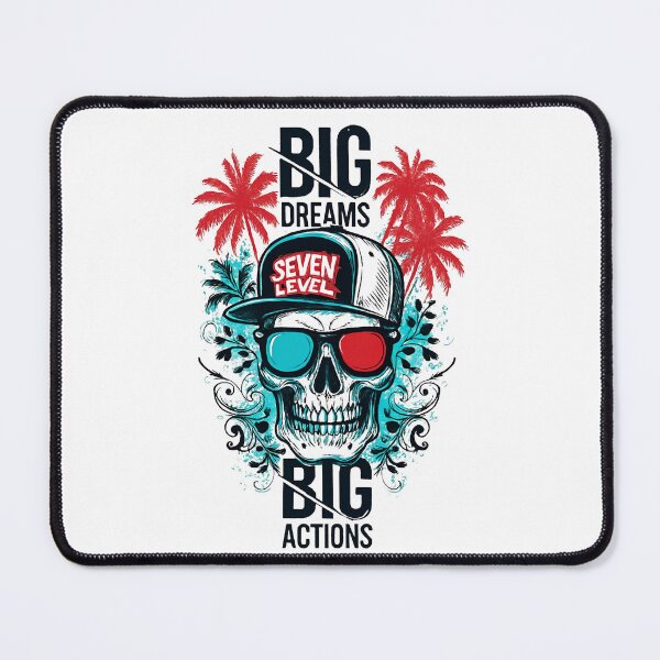 Item preview, Retro Skull with 3D Glasses & Trucker Cap | Vintage Summer Palm Trees Graphic T-Shirt designed and sold by Ahmed-G-Designs.