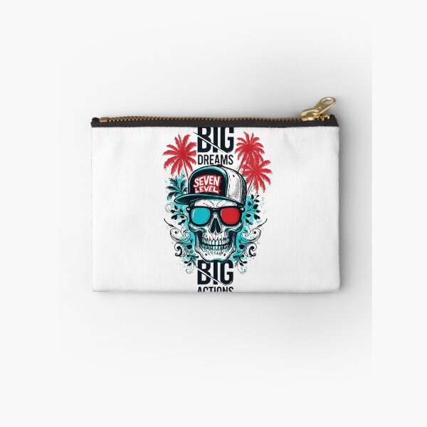 Item preview, Retro Skull with 3D Glasses & Trucker Cap | Vintage Summer Palm Trees Graphic T-Shirt designed and sold by Ahmed-G-Designs.