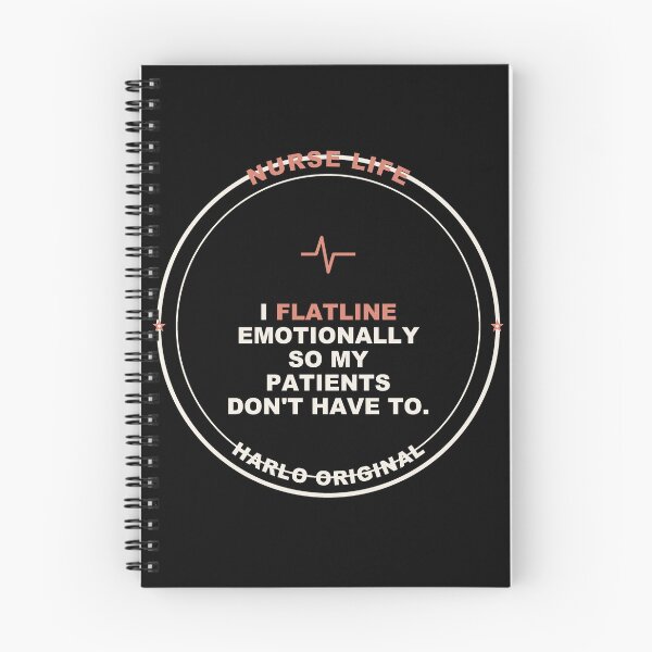 Item preview,  Nurse Flatline Emotionally - Funny Nurse gift designed and sold by Harlo.co.