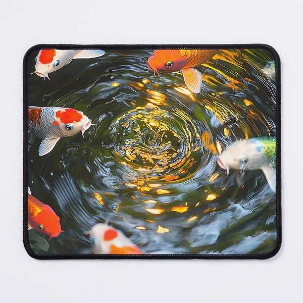 Item preview, 3d Render Of Colorful Koi Fish Flowing Digital designed and sold by Checho30.