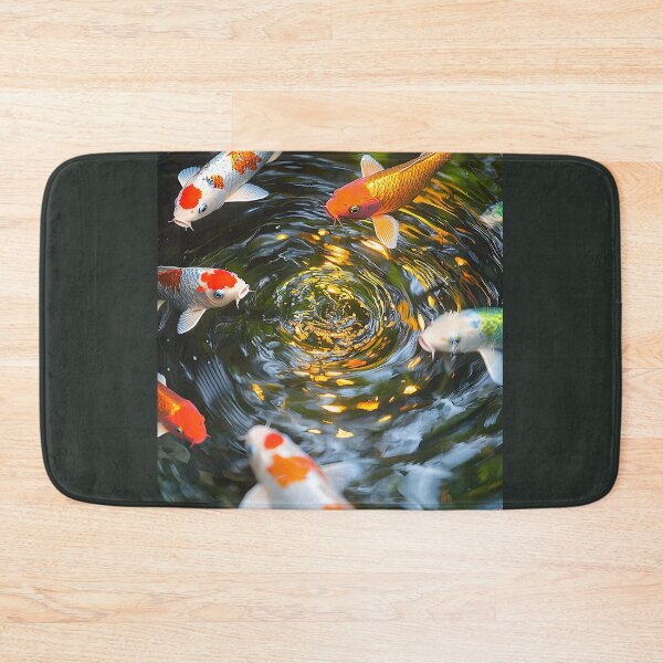 Item preview, 3d Render Of Colorful Koi Fish Flowing Digital designed and sold by Checho30.