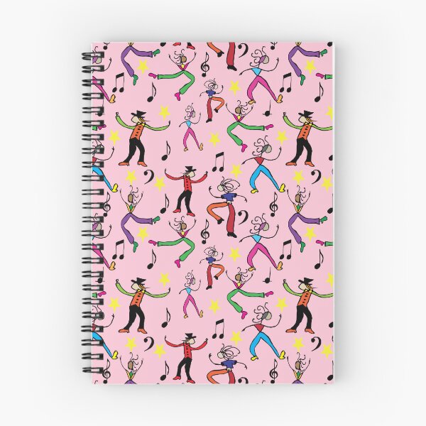 Item preview, Tap Jazz and Modern Dancers on pink background designed and sold by Nana Dancer Designs.