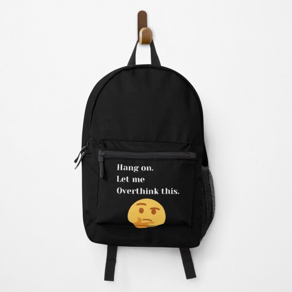 Item preview, Hang on.Let me Overthink this. Essential design with emoji. designed and sold by JonHenr.