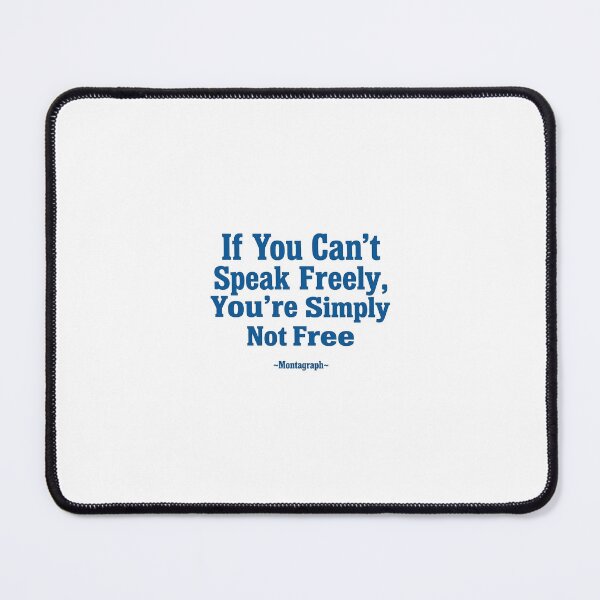 Item preview, Free Speech designed and sold by Montagraph.