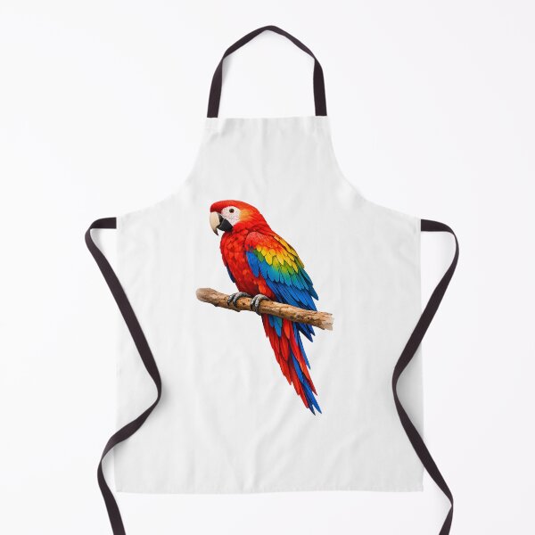 Item preview, Watercolor Scarlet Macaw Parrot - Tropical Bird designed and sold by Mita986.