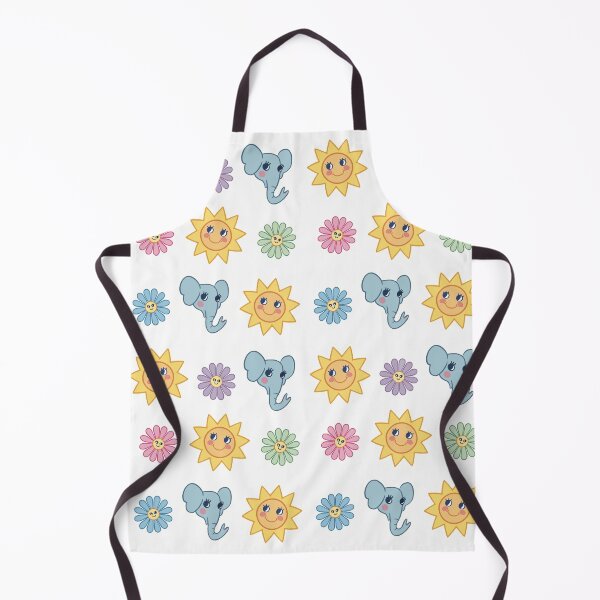Item preview, Elephant, Sun & Flowers Set- Cute Illustrations for Kids designed and sold by YGA Studio.