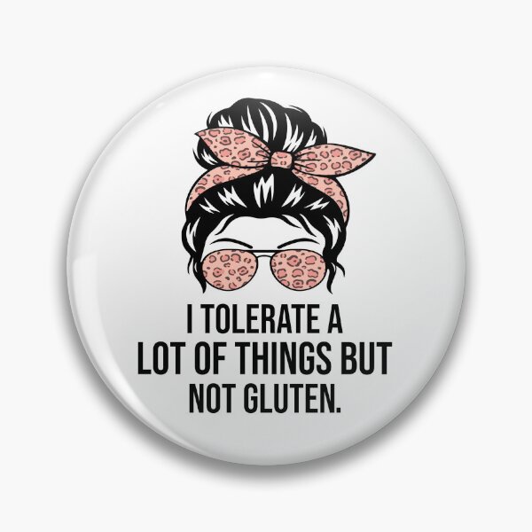 Item preview, I Tolerate A Lot of Things But Not Gluten Funny Gluten Free Shirt | Celiac Awareness | Food Humor Design designed and sold by 76Valeria.