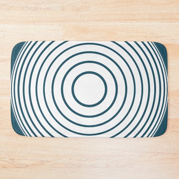 Item preview, CONCENTRIC WHITE CIRCLES 3 - MINIMALIST GEOMETRY designed and sold by CuPensky.