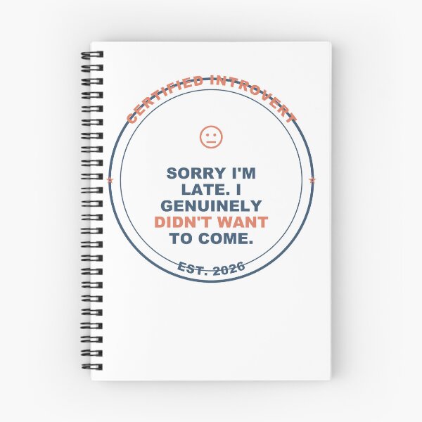 Item preview, Sorry Im Late - funny Introvert gift - Light Edition designed and sold by Harlo.co.