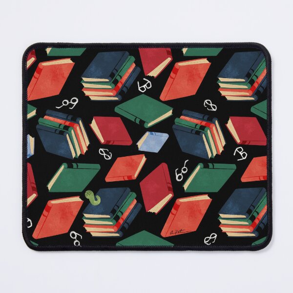 Item preview, Colorful Books & Reading Glasses Seamless Print designed and sold by studioaudrea.