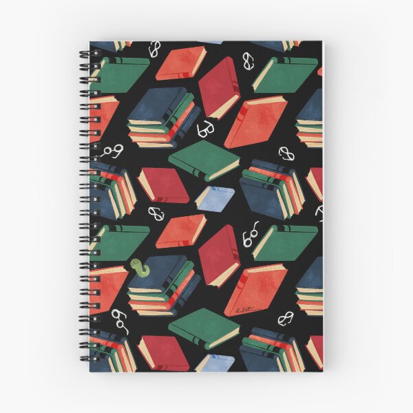 Item preview, Colorful Books & Reading Glasses Seamless Print designed and sold by studioaudrea.