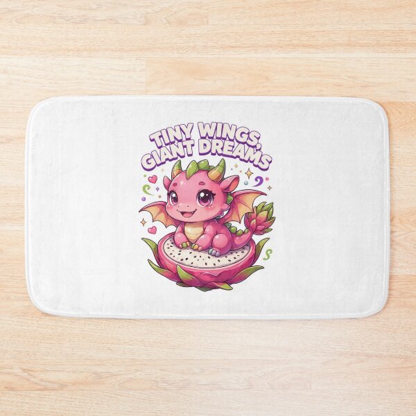Item preview, Tiny Wings Giant Dreams Kawaii Dragon Fruit Dragon T-Shirt – Cute Fantasy Dragon Gift for Dragon Lovers, Gamers & Cozy Girls designed and sold by GemBob Creations.
