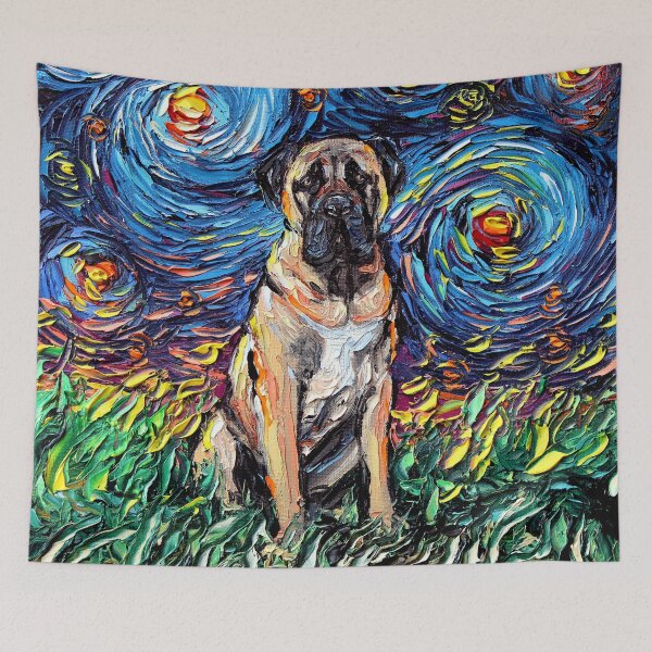 Item preview, Mastiff Night designed and sold by AjaTrier.