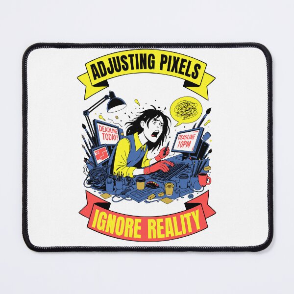 Item preview, Adjusting Pixels Ignore Reality Graphic Designer designed and sold by VibeVaultWear.