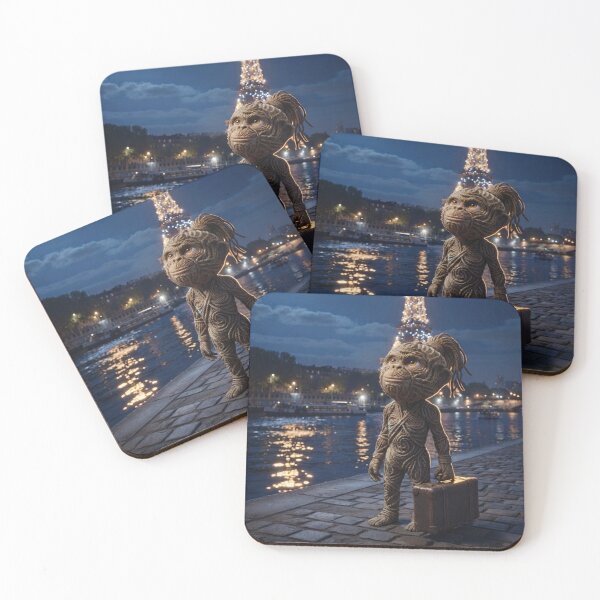 Item preview, Nat the Traveler Cryptid – Paris Sticker Pack designed and sold by JUTElCONIC.