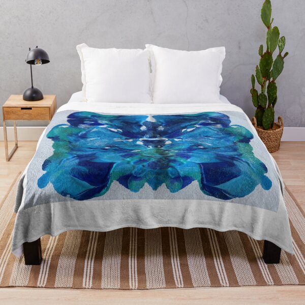 Item preview, Beautiful Blue Flower designed and sold by Painted Magic Studio.