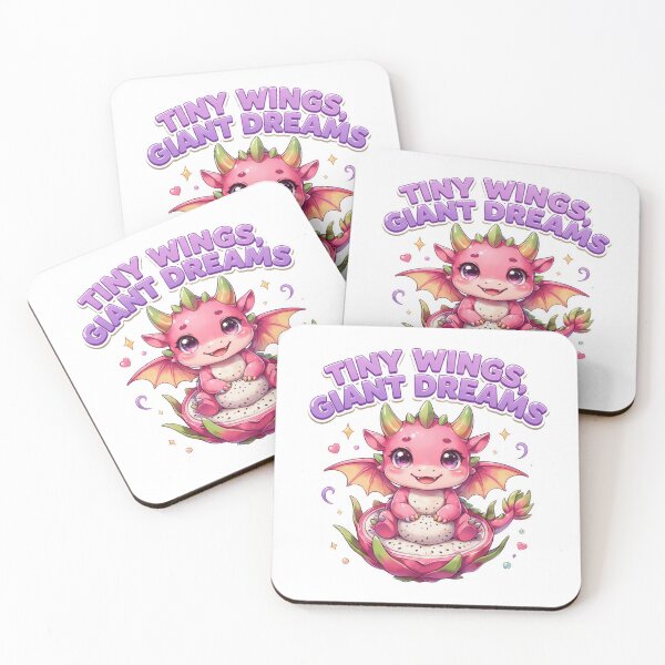 Item preview, Tiny Wings Giant Dreams Kawaii Dragon Fruit Dragon T-Shirt – Cute Fantasy Dragon Gift for Dragon Lovers, Cozy Girls & Dreamers designed and sold by GemBob Creations.