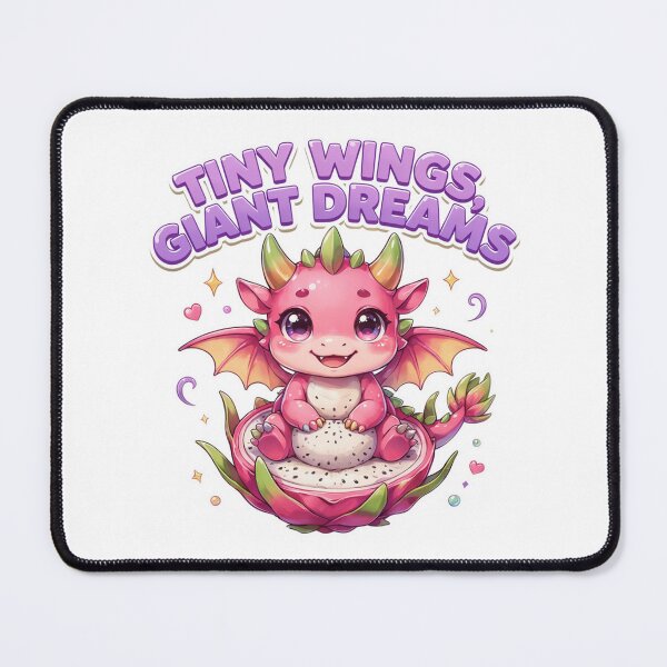 Item preview, Tiny Wings Giant Dreams Kawaii Dragon Fruit Dragon T-Shirt – Cute Fantasy Dragon Gift for Dragon Lovers, Cozy Girls & Dreamers designed and sold by GemBob Creations.