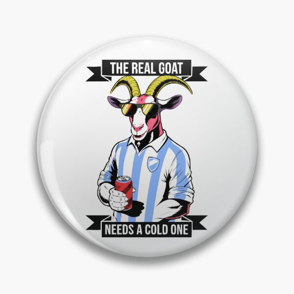 Item preview, GOAT Soccer Fan Funny Football Design designed and sold by VibeVaultWear.