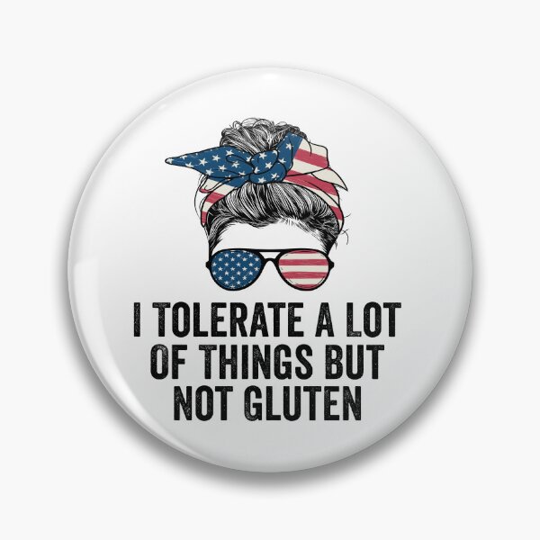 Item preview, I Tolerate A Lot of Things But Not Gluten Funny Gluten Free Shirt | Celiac Awareness | Food Humor Design designed and sold by 76Valeria.