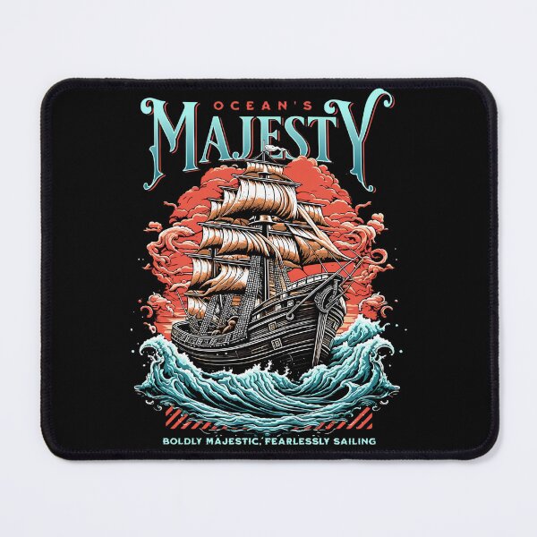 Item preview, Vintage Pirate Ship Nautical T-Shirt | Ocean Sailing Adventure Graphic Tee designed and sold by Ahmed-G-Designs.