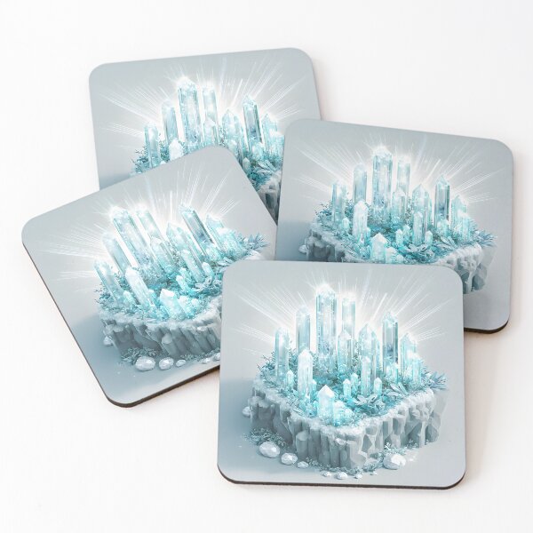 Item preview, 3d Render Of Crystal Mushroom Forest Glowing Digital designed and sold by Checho30.