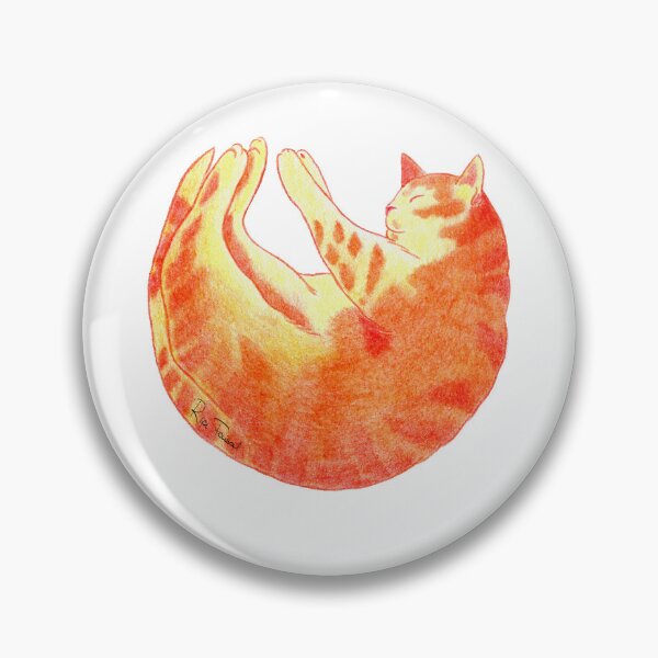 Item preview, Orange Shrimp Cat designed and sold by RijaDrawsCats.
