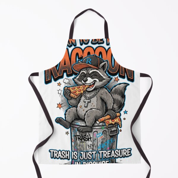 Item preview, Retro Raccoon Pizza Lover Graphic Art designed and sold by M.Store.