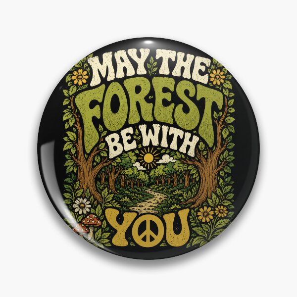 Item preview, May The Forest Be With You Retro Nature designed and sold by Victor Shadehorn.