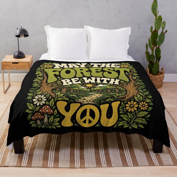Item preview, May The Forest Be With You Retro Nature designed and sold by Victor Shadehorn.