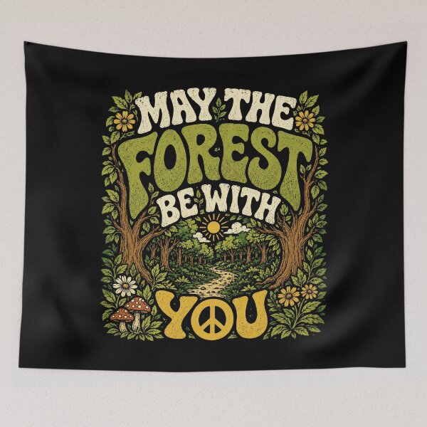 Item preview, May The Forest Be With You Retro Nature designed and sold by Victor Shadehorn.