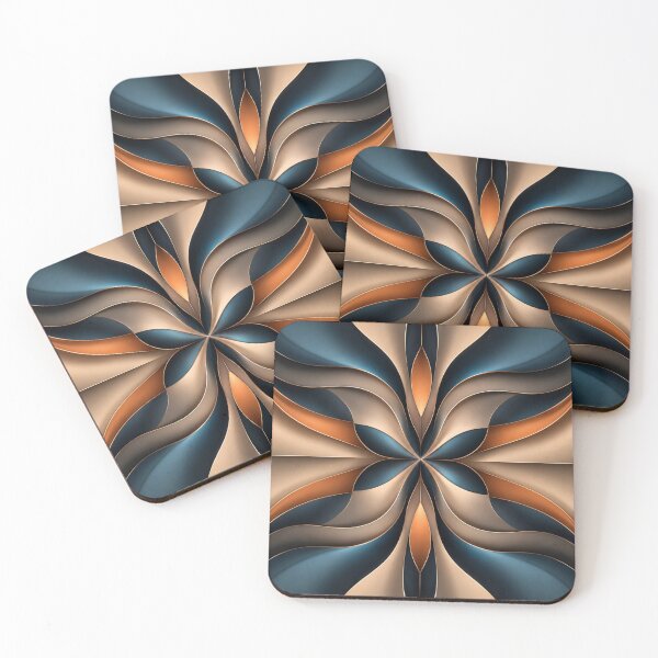 Item preview, Teal Silk Geometry designed and sold by Bellassi.