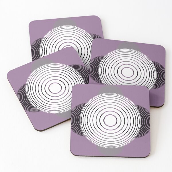 Item preview, CONCENTRIC BLACK AND WHITE CIRCLES 4 - MINIMALIST GEOMETRY designed and sold by CuPensky.