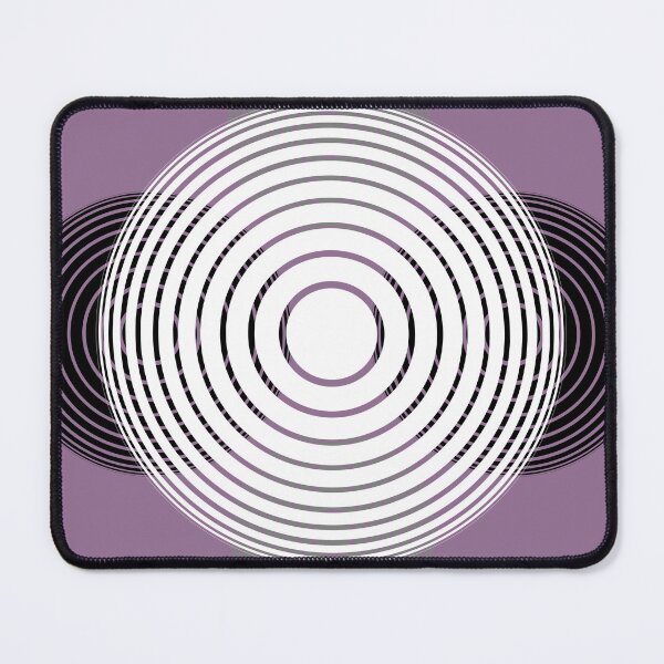 Item preview, CONCENTRIC BLACK AND WHITE CIRCLES 4 - MINIMALIST GEOMETRY designed and sold by CuPensky.
