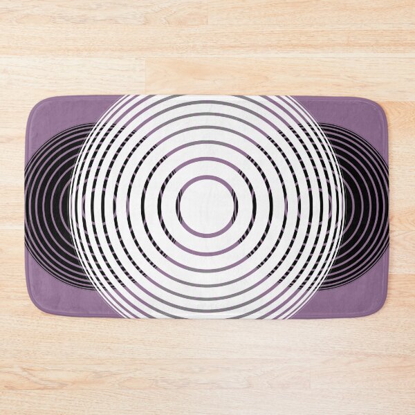 Item preview, CONCENTRIC BLACK AND WHITE CIRCLES 4 - MINIMALIST GEOMETRY designed and sold by CuPensky.