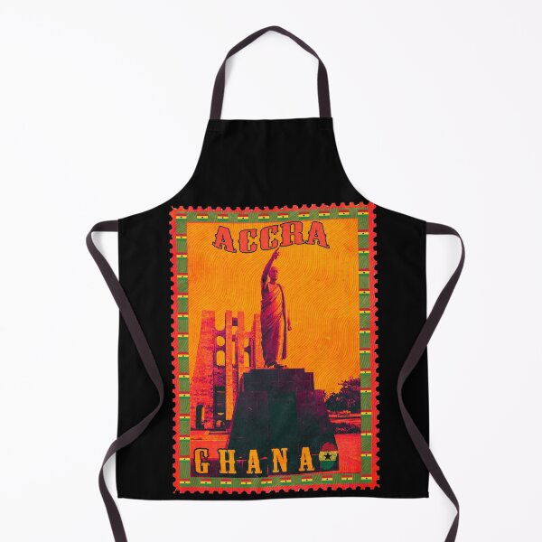 Item preview, Sello postal antiguo de Accra, Ghana - Arte conmemorativo de la independencia de Kwame Nkrumah designed and sold by Youngkev-arts.