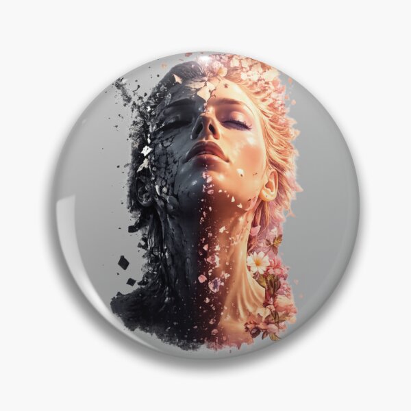 Item preview, Dark Floral Beauty in Decay Portrait designed and sold by IMOBILYARI VibeCore.