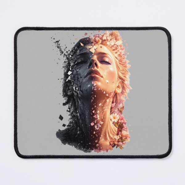 Item preview, Dark Floral Beauty in Decay Portrait designed and sold by IMOBILYARI VibeCore.
