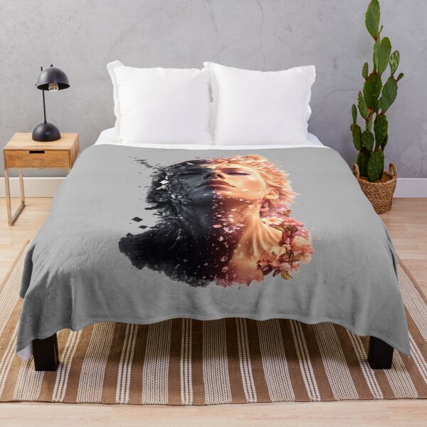 Item preview, Dark Floral Beauty in Decay Portrait designed and sold by IMOBILYARI VibeCore.