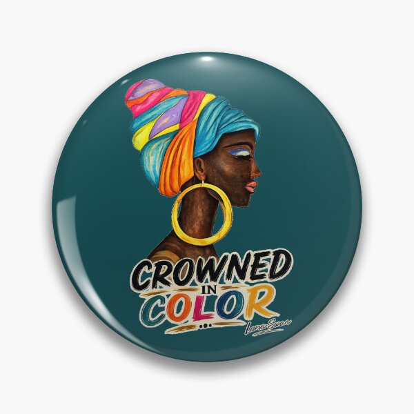 Item preview, CROWNED IN COLOR | Fine Art Portrait by Svetlana Shavrina | African Woman designed and sold by BlueberrySwan.