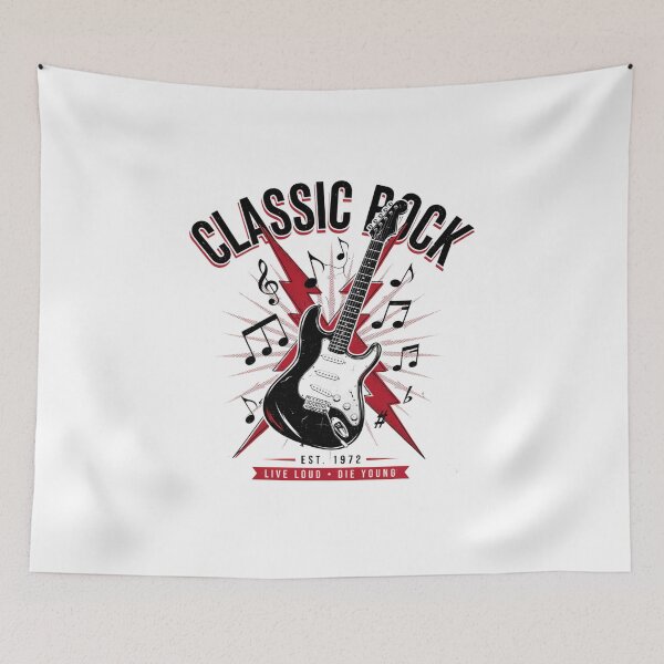 Item preview, Classic Rock – Electric Guitar Lightning Live Loud Design designed and sold by Midnight Veil Designs.