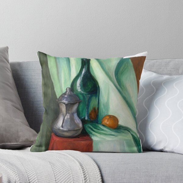 Item preview, Classic Still Life with Green Glass Bottle designed and sold by Skuvane-Vecbani.