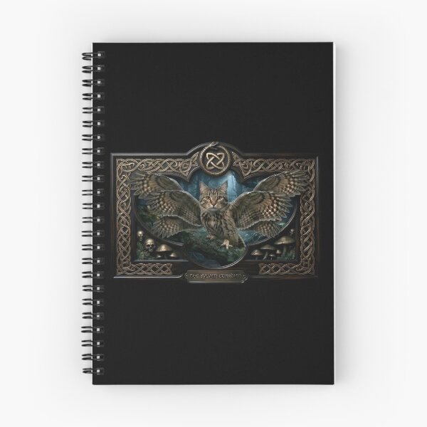 Item preview, The Sylvan Guardian Celtic Owl Cat  designed and sold by dragonmotor7.